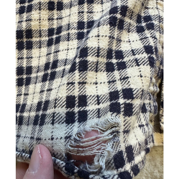 Northwest Blue Beige and Blue Plaid Pearl Snap Button Down Size XXL - Picture 7 of 7